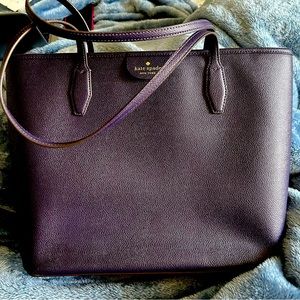 Kate Spade large tote - great purple color